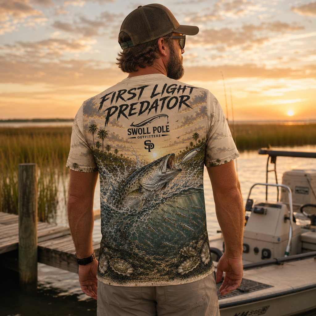 First Light Predator Speckled Trout UPF Fishing T-Shirt