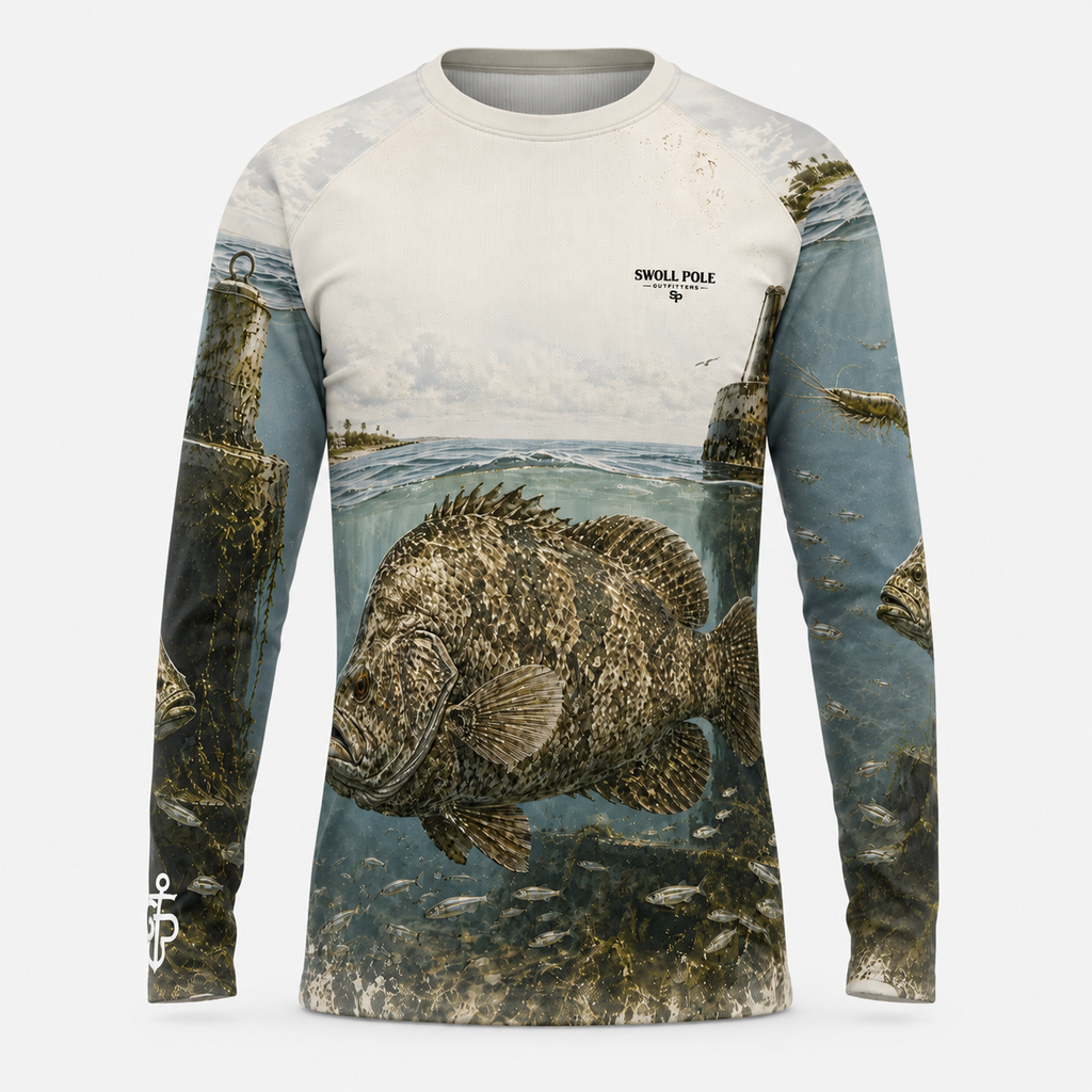 Tripletail Shadow Stalker Performance Fishing Shirt | Swoll Pole Outfitters
