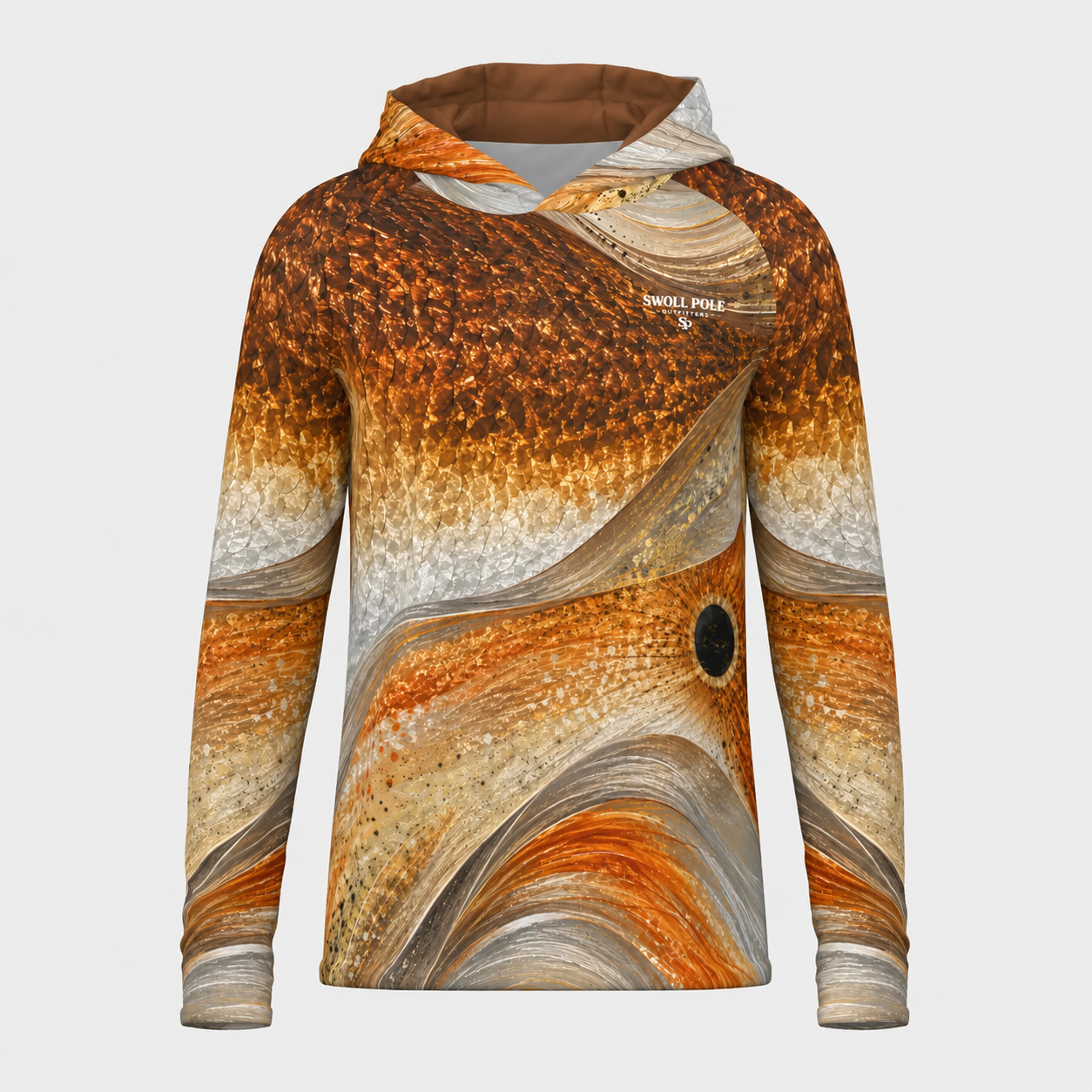 Seeing Red Redfish Performance Hoodie | Swoll Pole Outfitters