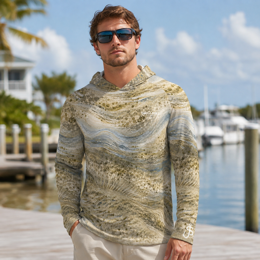 Ghost of the Flats Flounder Performance Hoodie