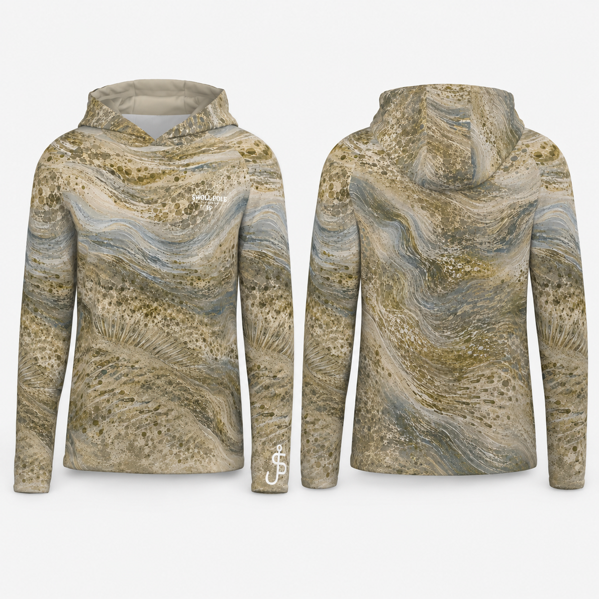 Ghost of the Flats Flounder Performance Hoodie