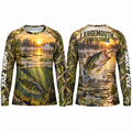 Largemouth – Topwater Terror Performance Long Sleeve Fishing Shirt