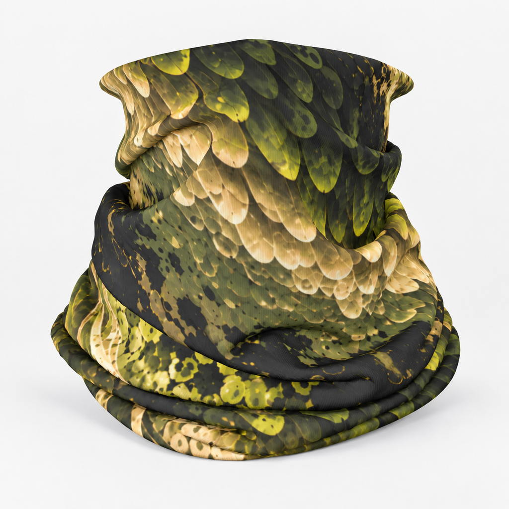 Topwater Terror – Abstract Largemouth Bass Performance Neck Gaiter