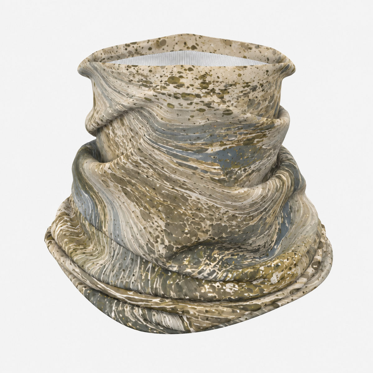 Ghost of the Flats – Abstract Flounder Performance Neck Gaiter
