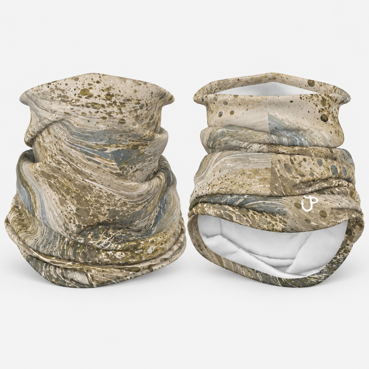 Ghost of the Flats – Abstract Flounder Performance Neck Gaiter