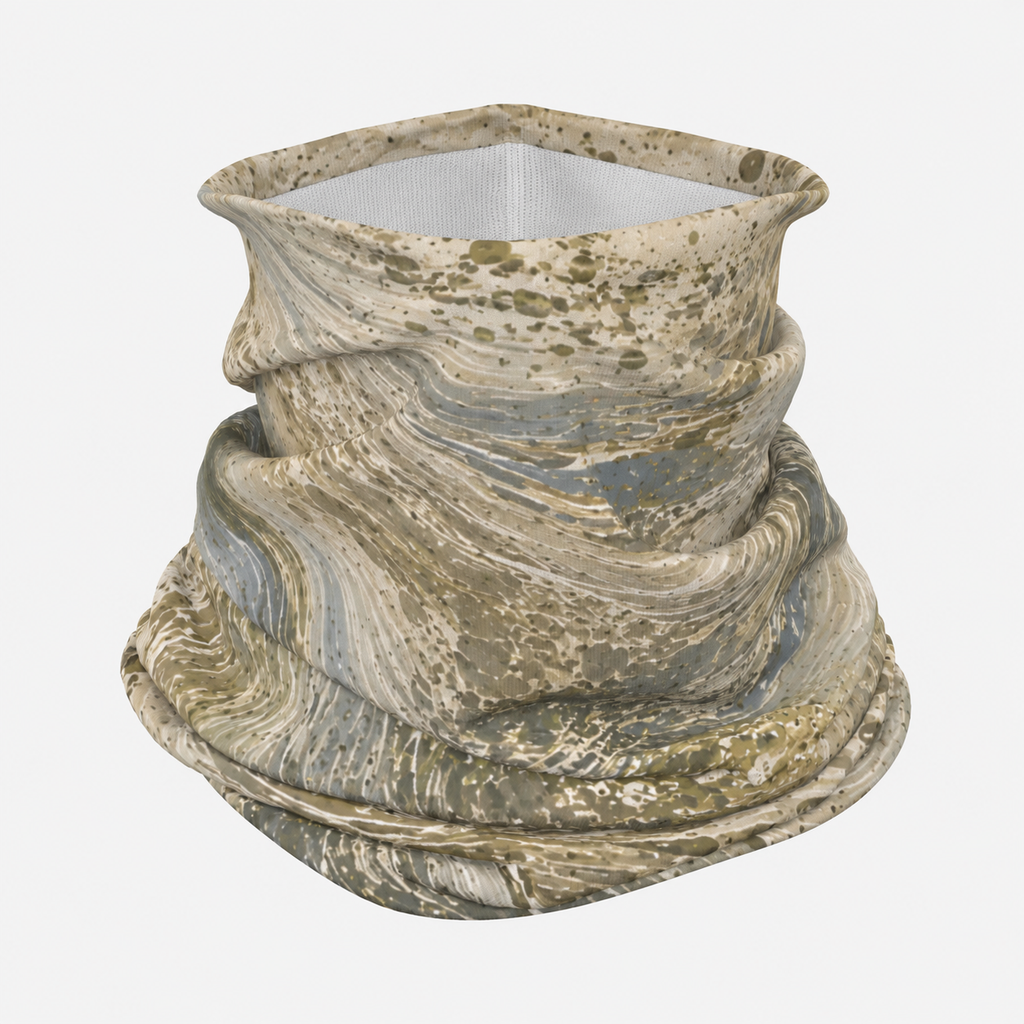 Ghost of the Flats – Abstract Flounder Performance Neck Gaiter