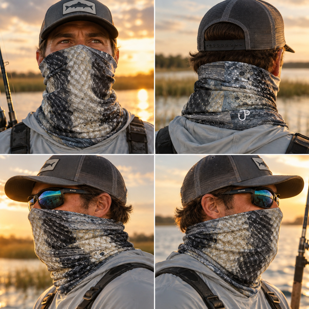 Wolf in Sheeps Clothing – Abstract Sheepshead Performance Neck Gaiter