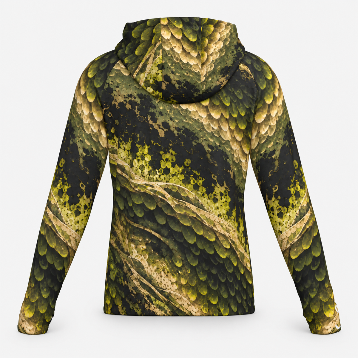 Topwater Terror – Abstract Largemouth Bass Performance Fishing Hoodie