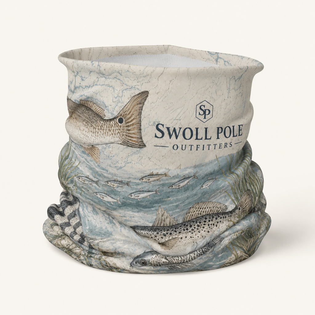 Inshore Species Neck Gaiter | Swoll Pole Outfitters Fishing Sun Shield