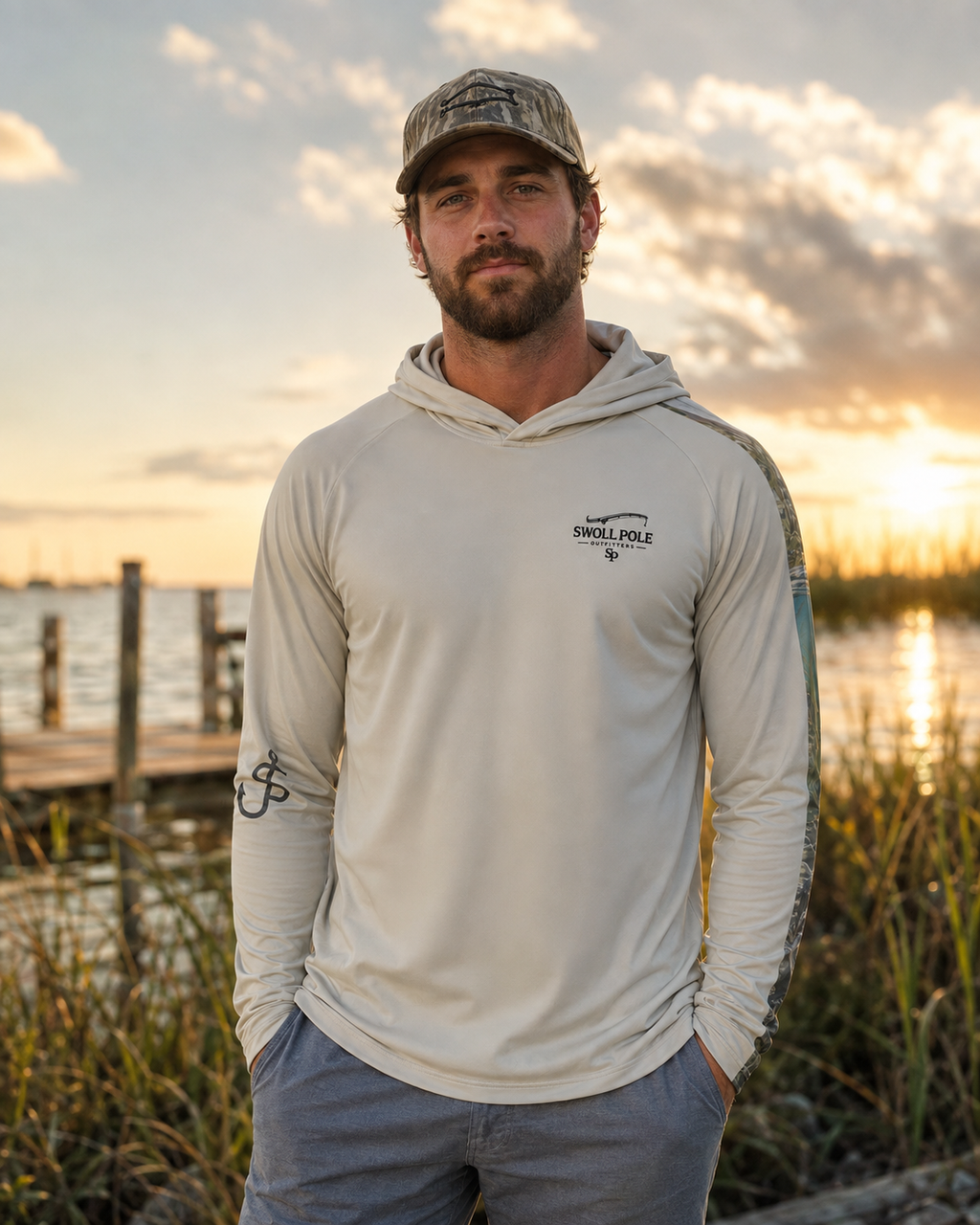 Inshore Fishing Series Performance Hoodie | Swoll Pole Outfitters