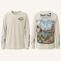 Wow, What a Swoll Pole Funny Redfish UPF Long Sleeve Shirt | Swoll Pole Outfitters