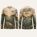 First Light Predator Speckled Trout UPF Long Sleeve Fishing Shirt | Swoll Pole Outfitters